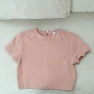 Blush Crop Top NWOT